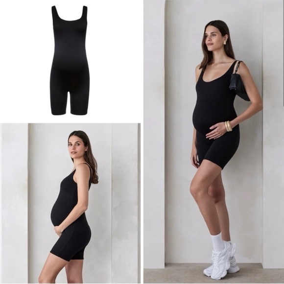 NWT BUMPSUIT The Cindy Maternity Romper Size Size Medium - Picture 2 of 7